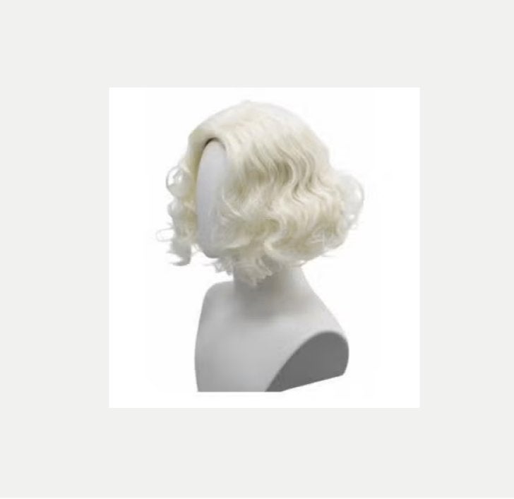 Marilyn Monroe cosplay pruik blond synthetisch, Ophalen of Verzenden, Nieuw