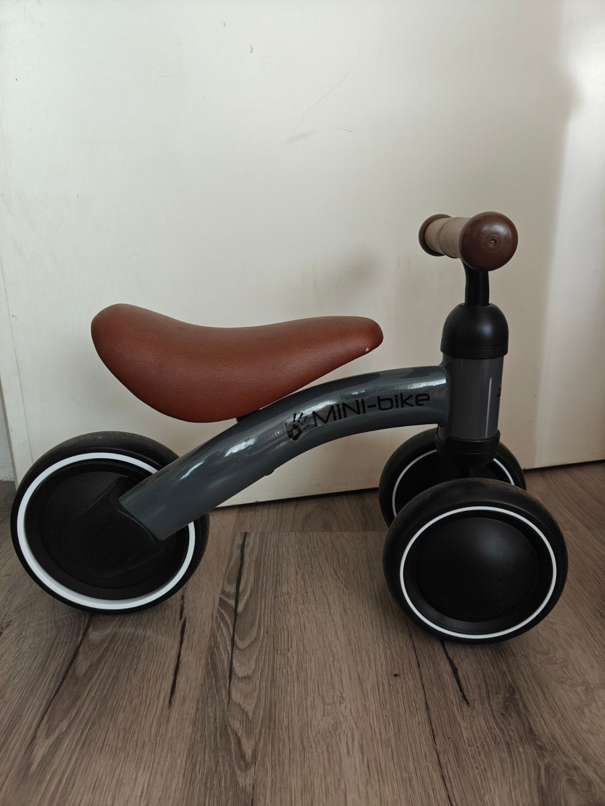 Sajan Mini-bike Loopfiets voor Peuters - Grijs/Bruin, Ophalen, Loopfiets