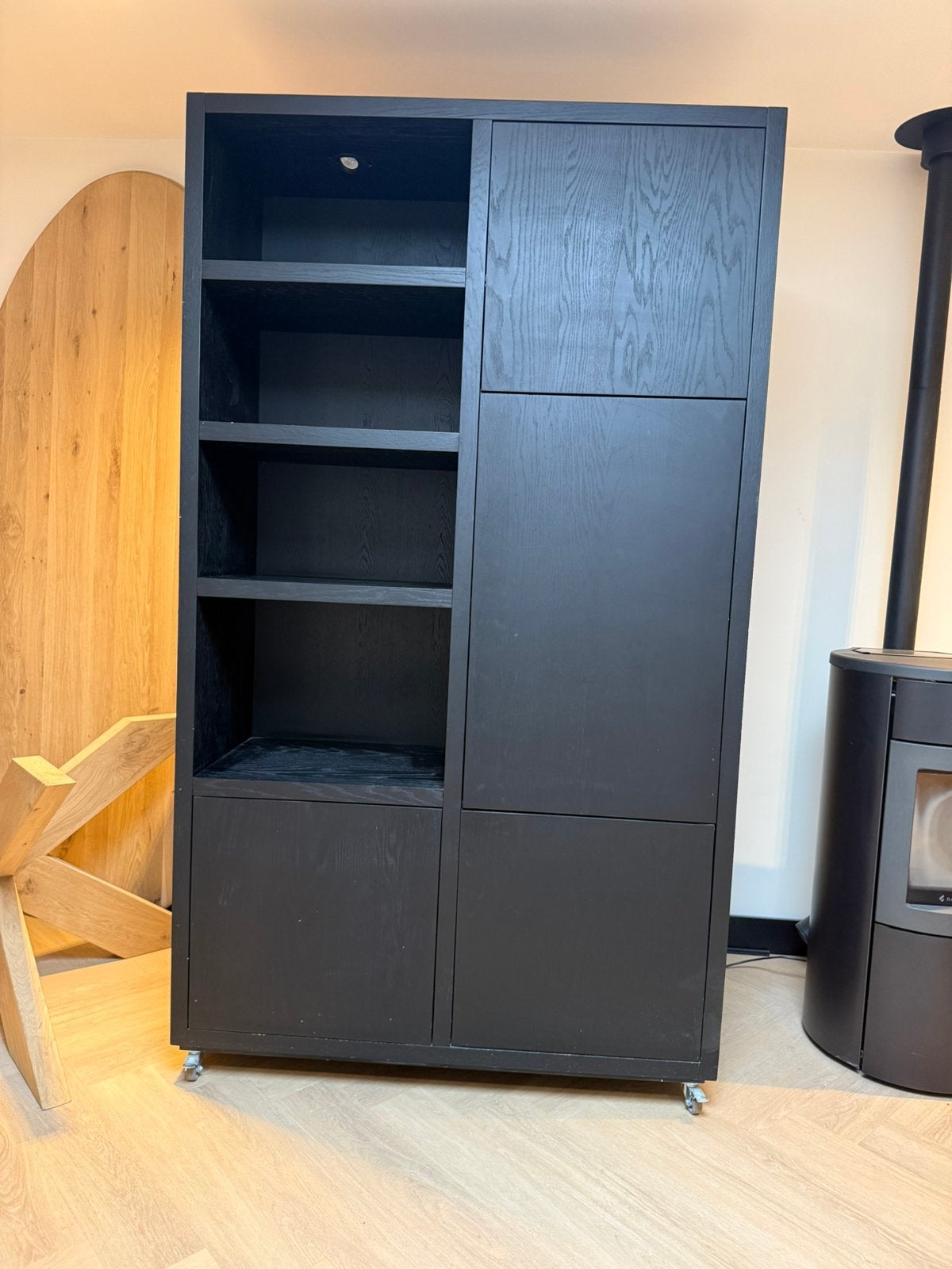 Kast boekenkast, Ophalen, Gebruikt, 100 tot 150 cm, 200 cm of meer