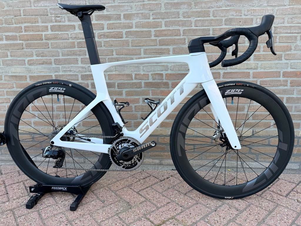 Scott Foil RC Pro SRAM Red AXS D1 Zipp 303S racefiets, 28 inch, Carbon, Heren, Nieuw