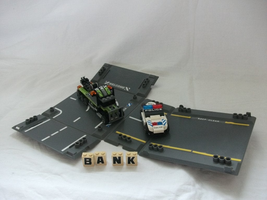 LEGO onderdelen uit set 8211Brick Street Getaway, Gebruikt, Lego, Ophalen of Verzenden, Losse stenen