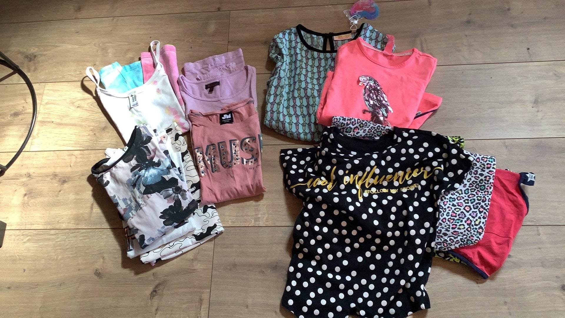 Opruiming  maat 134/140, Ophalen of Verzenden, Zo goed als nieuw, Meisje, Shirt of Longsleeve