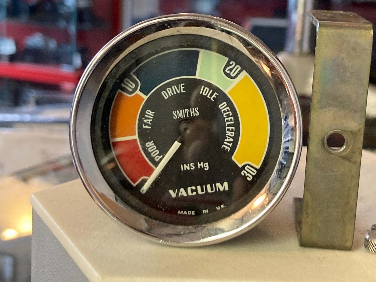 Vintage Smiths Vacuummeter - Made in U.K., Ophalen of Verzenden, Gebruikt, Universele onderdelen