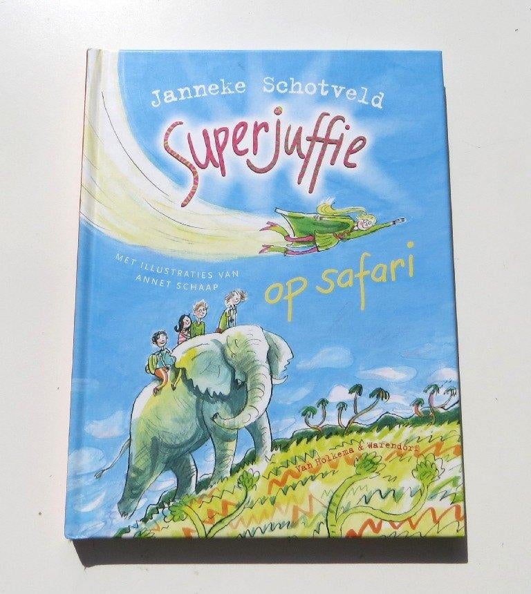 Humor M5307: Janneke Schotveld - Superjuffie op safari 6+/8+, Fictie algemeen, Ophalen of Verzenden, Zo goed als nieuw, Janneke Schotveld