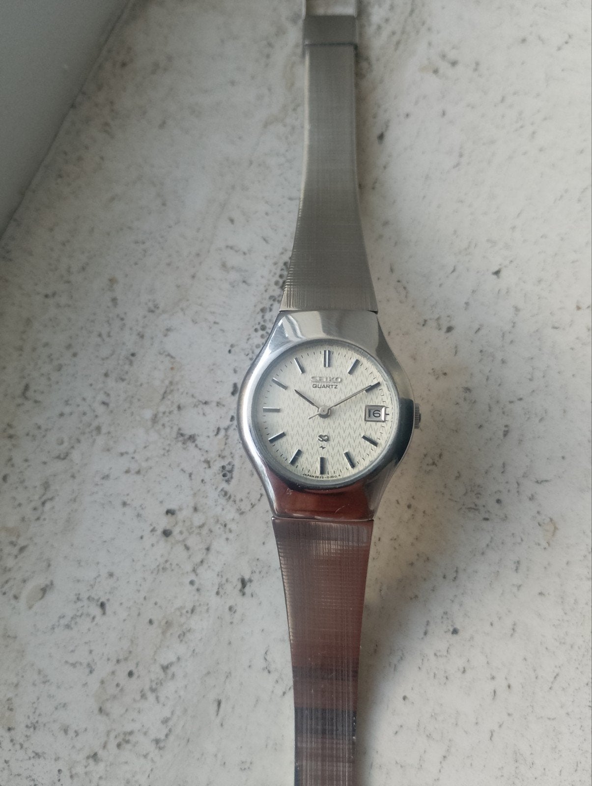 Vintage Seiko Quartz Dameshorloge - Roestvrij Staal, Staal, Polshorloge, Ophalen of Verzenden, Zo goed als nieuw