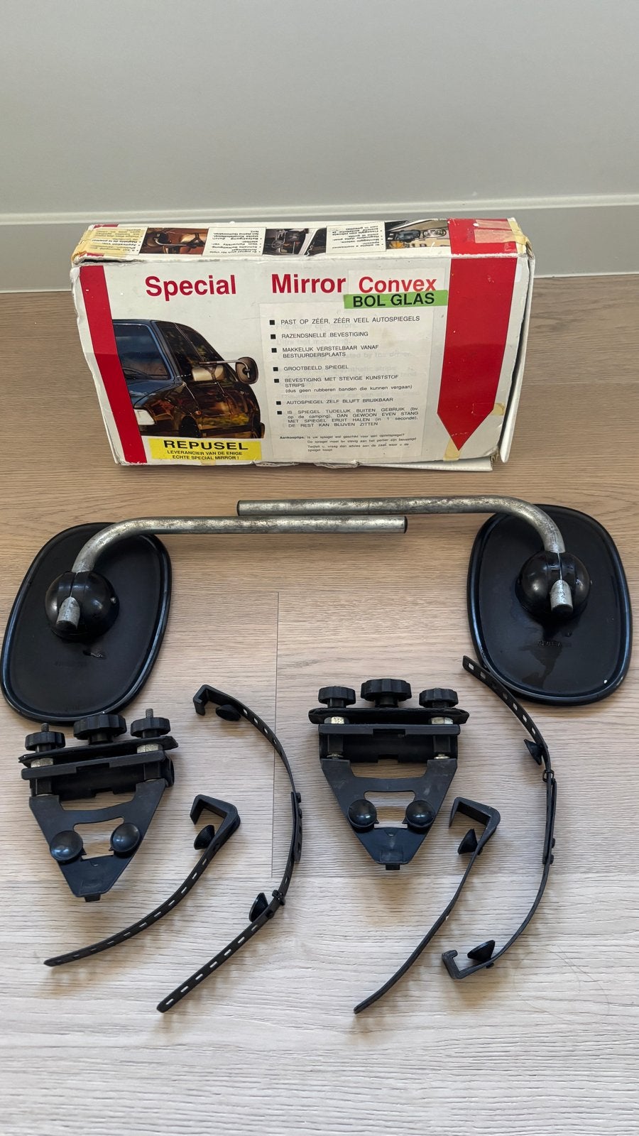 Repusel Special Mirror Convex opzetspiegels caravan, Ophalen of Verzenden, Gebruikt