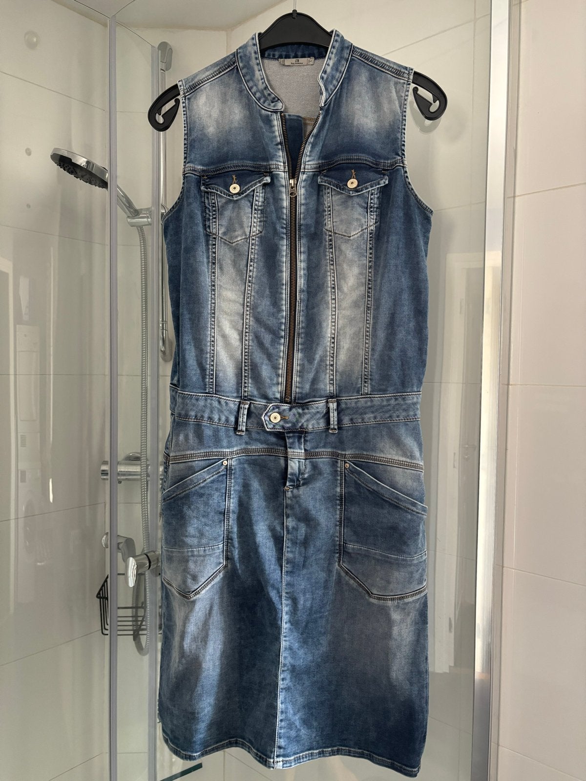 LTB spijkerjurk maat L, zo goed als nieuw, Kleding | Dames, Ophalen of Verzenden, Zo goed als nieuw, Maat 42/44 (L), Blauw