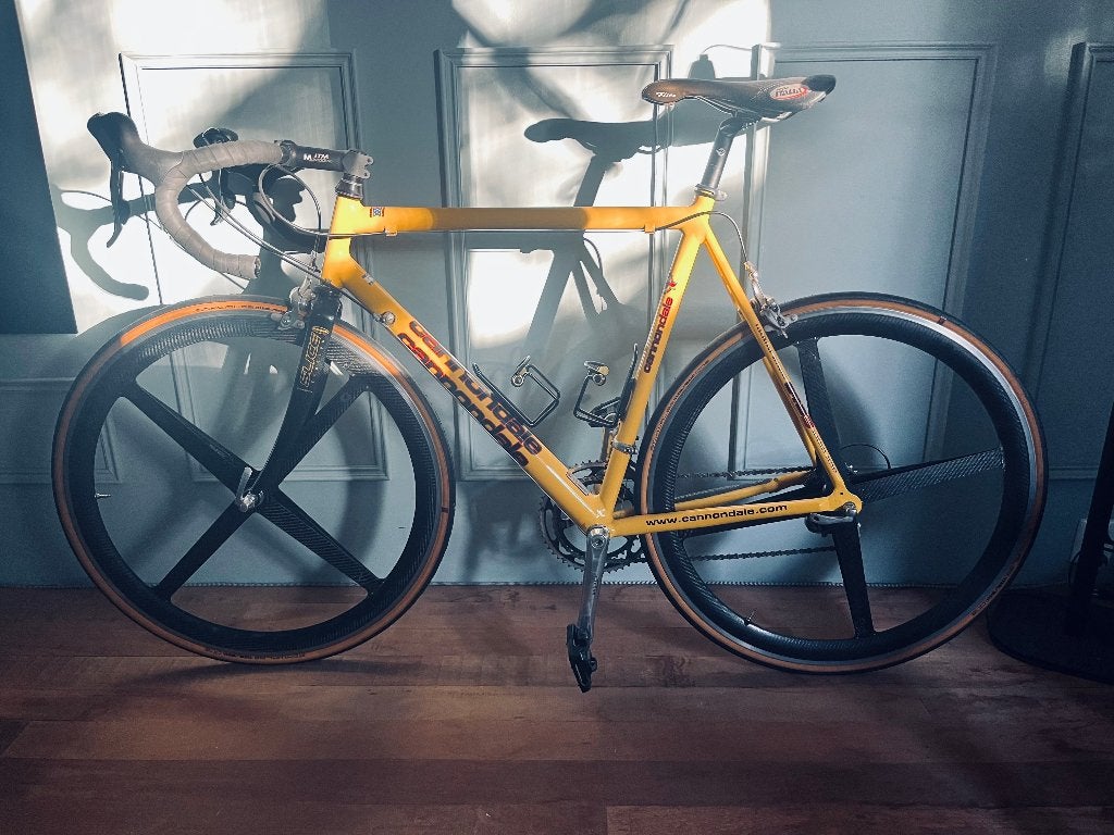 Unieke Cannondale CAAD3 Saeco-geel, Ophalen of Verzenden, Zo goed als nieuw, Overige typen