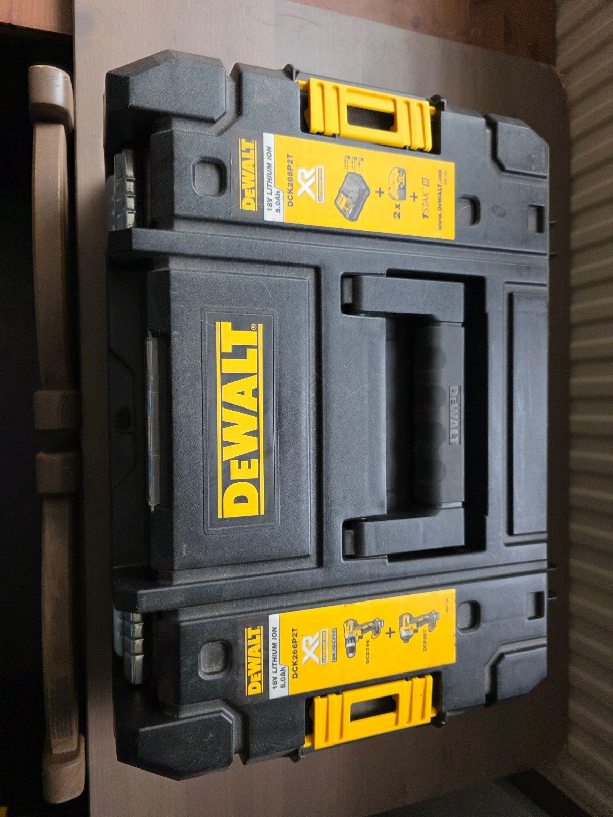 DeWalt DCK266P2T Accu Boor- en Schroefmachine Set, Doe-het-zelf en Verbouw, Ophalen of Verzenden, Zo goed als nieuw, Boor- en Schroefmachine