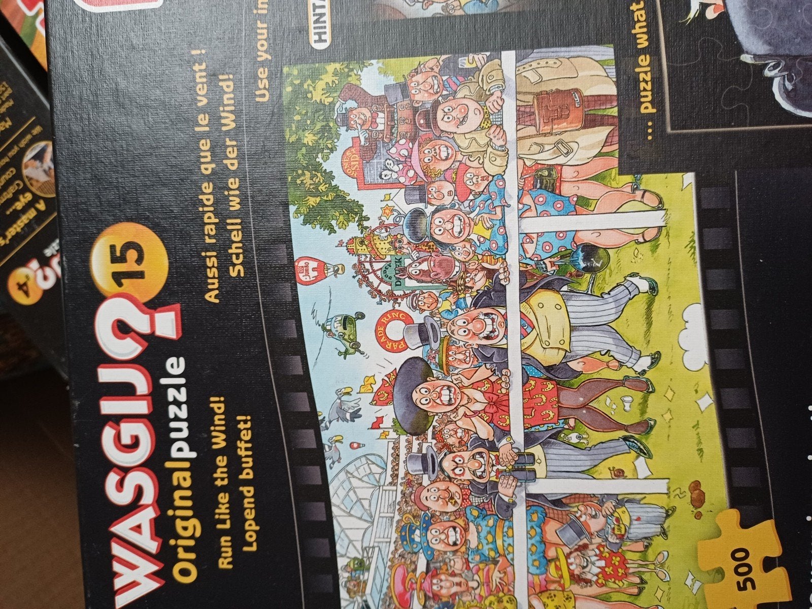 Wasgij 15: Run Like the Wind! Legpuzzel 1000 stukjes, Ophalen, 500 t/m 1500 stukjes, Gebruikt, Legpuzzel