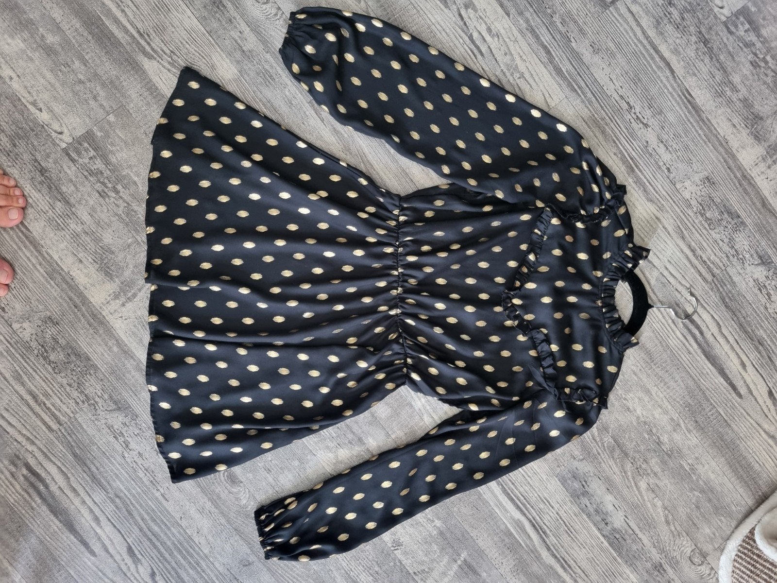 Shein jurkje maat S, heel netjes, schijnt door, Zwart, Ophalen of Verzenden, Zo goed als nieuw, Maat 36 (S)