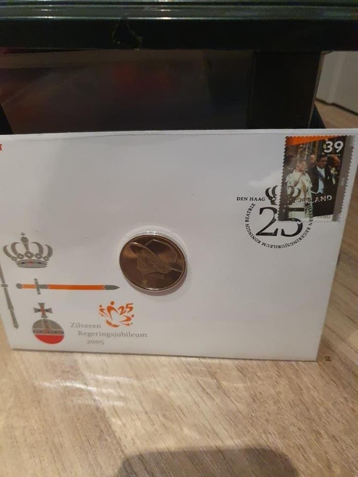 Zilveren Regeringsjubileum 2005 Koningin Beatrix munt, Postzegels en Munten, Munten | Nederland, Koningin Beatrix, Zilver, Losse munt