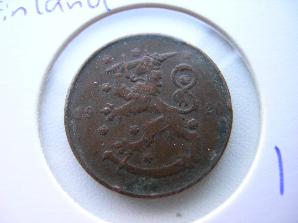 10 Pennia 1920 Finland, Ophalen of Verzenden, Overige landen, Losse munt