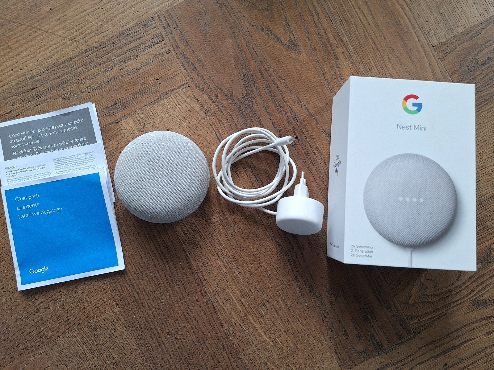 Google Nest Mini 2e generatie, Audio, Tv en Foto, Luidsprekers, Overige merken, Gebruikt, Overige typen, Ophalen of Verzenden