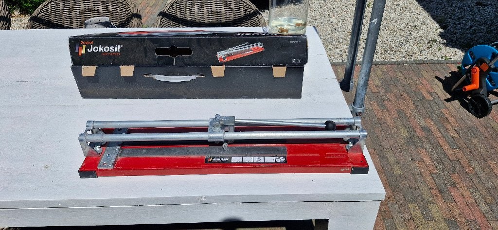 Jokosit tegelsnijder 600mm - Zo goed als nieuw, Doe-het-zelf en Verbouw, Ophalen, Overige typen, Minder dan 20 cm, Zo goed als nieuw