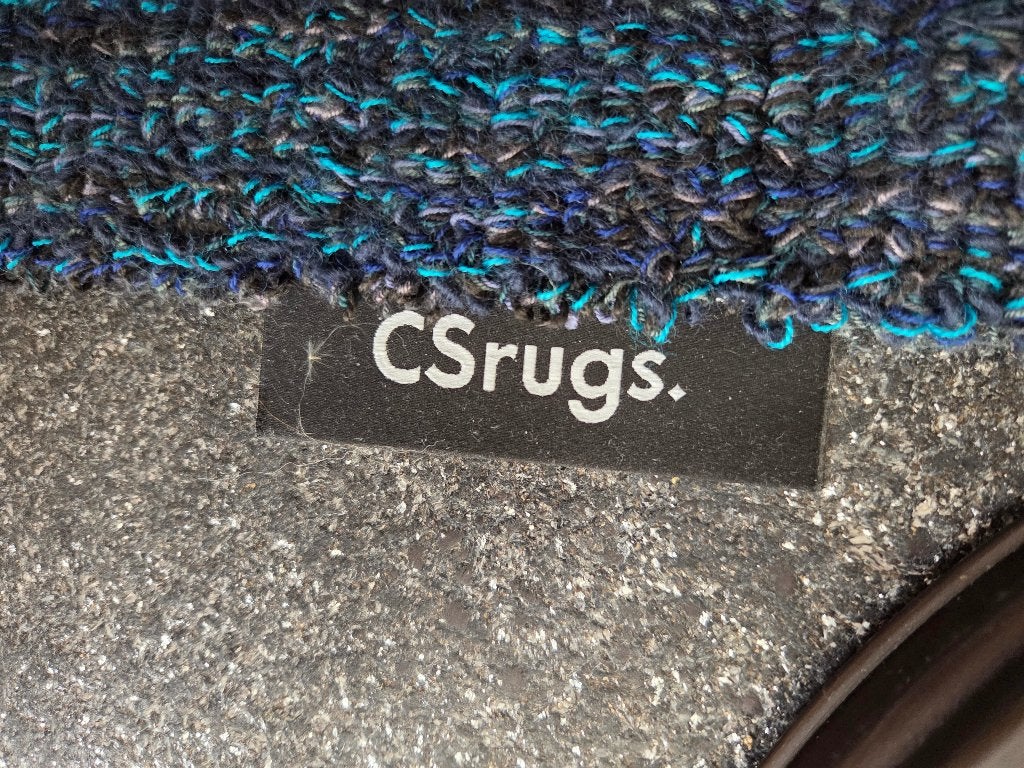 Vloerkleed, Gebruikt, Blauw, Modern , deel geknoopt en 1 deel polig, 200 cm of meer