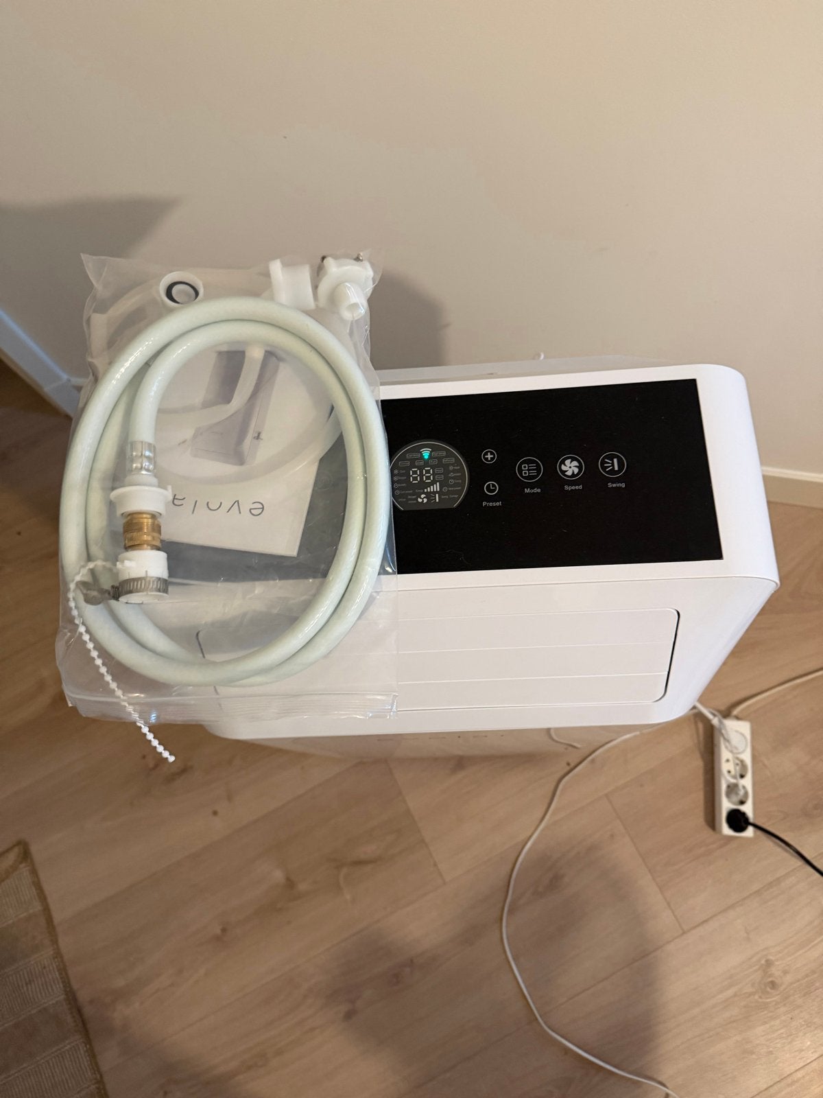 EVOLAR EVO-ES9000 Mobiele Airco 2.5KW/9000BTU (Zonder Slang), Witgoed en Apparatuur, Airco's, Ophalen, Minder dan 60 m³, Zo goed als nieuw