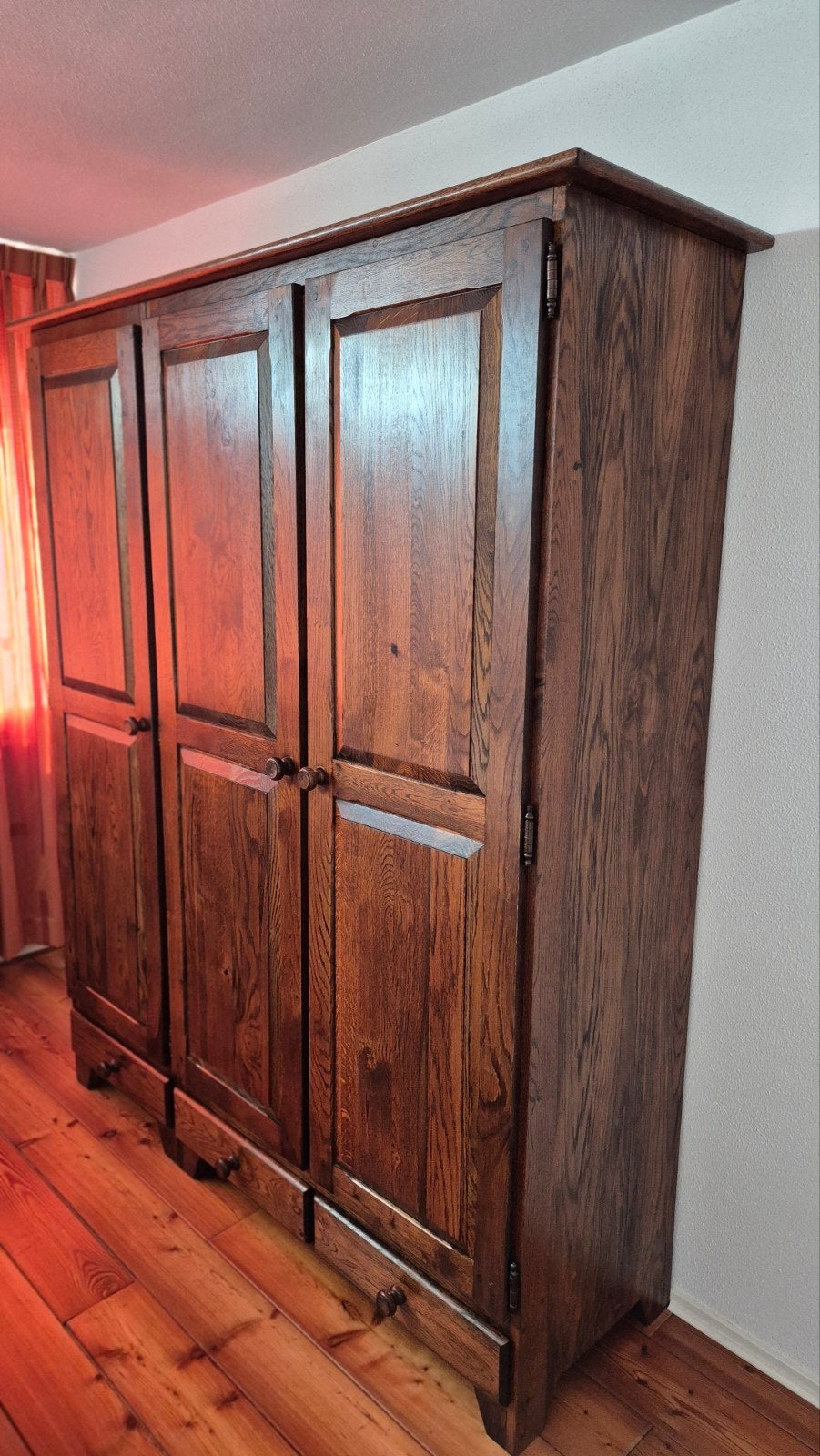 TEAB Slaapkamer set exclusief bed, vol eiken, onbeschadigd, Ophalen, Zo goed als nieuw, Hout