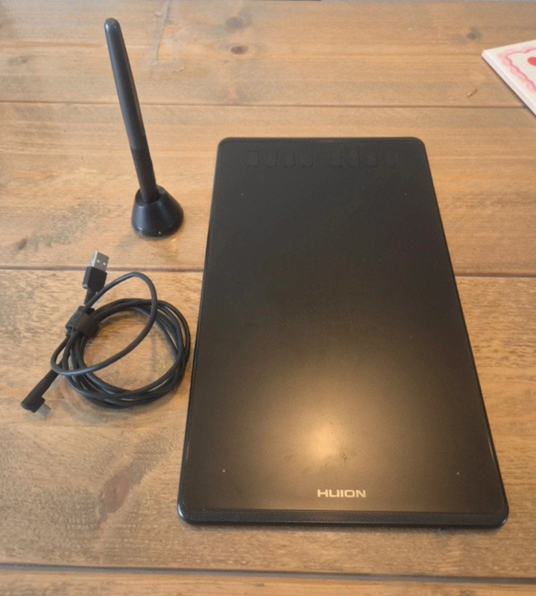 Huion Inspiroy H950P tekentablet computer, Computers en Software, Ophalen of Verzenden, Zo goed als nieuw