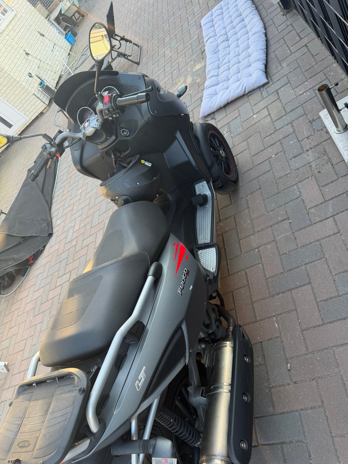 Gilera fuoco 500, Toermotor, Automaat, Gebruikt, Bedrijf