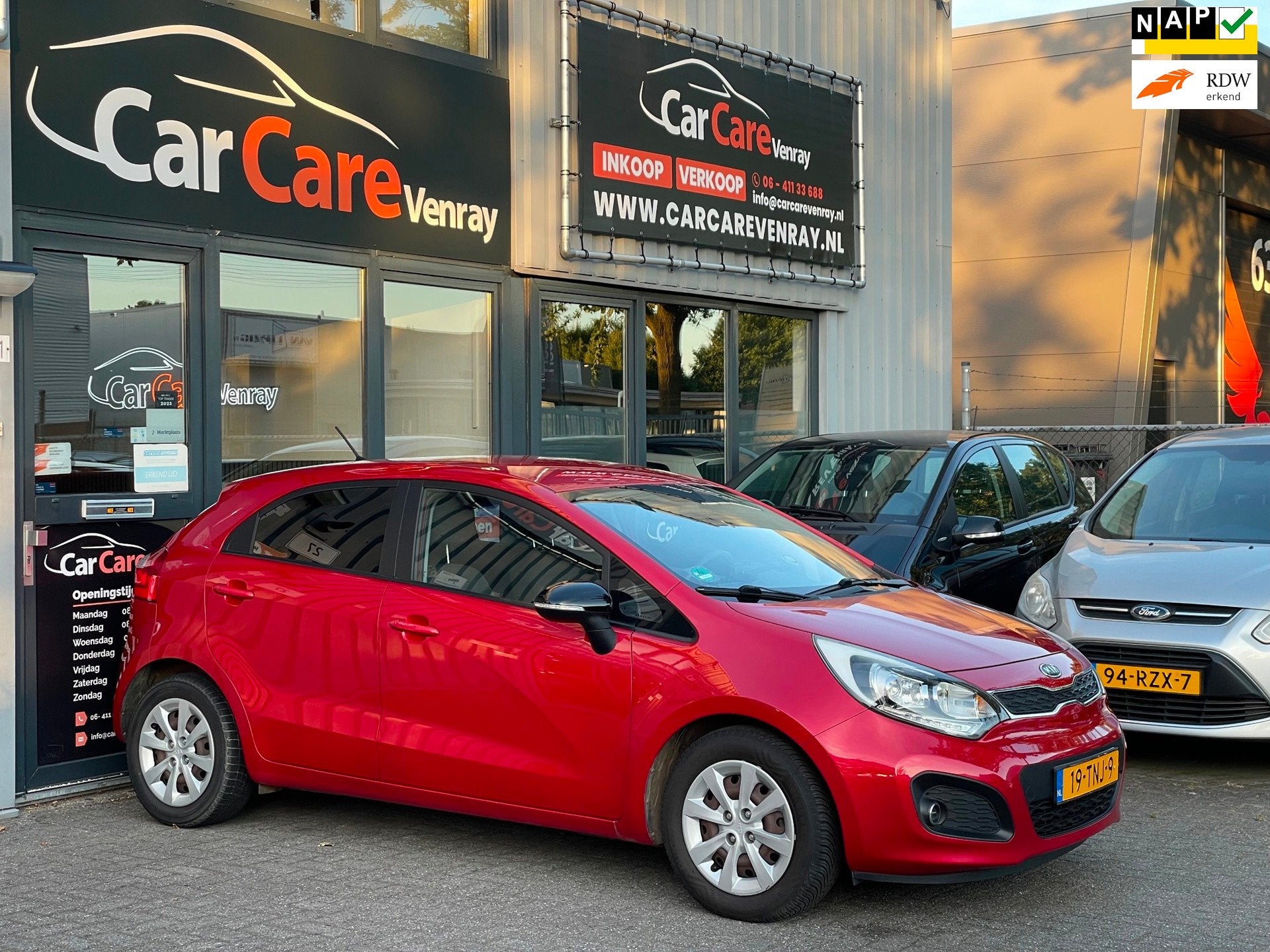 Kia Rio 1.2 CVVT Plus Pack APK03-2027 AIRCO NAP DEALERONDERH, 4 cilinders, Elektrische ramen, Origineel Nederlands, Bedrijf