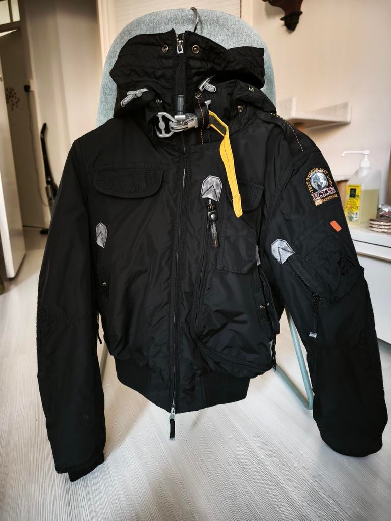 Parajumper jas, zwart, maat S, Ophalen of Verzenden, Zo goed als nieuw, Maat 46 (S) of kleiner, Zwart