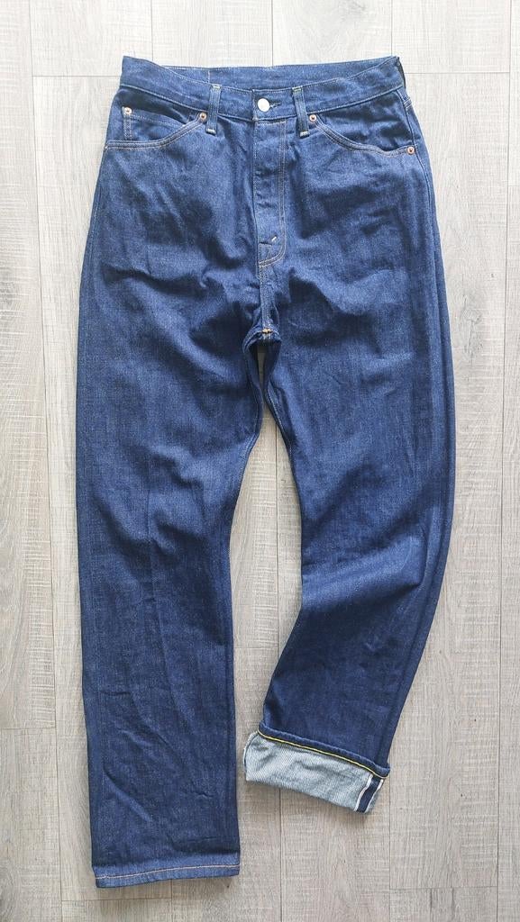 Levis Vintage Clothing 50s 701 big E Selvedge jeans 31, Blauw, Ophalen of Verzenden, Zo goed als nieuw, W30 - W32 (confectie 38/40)