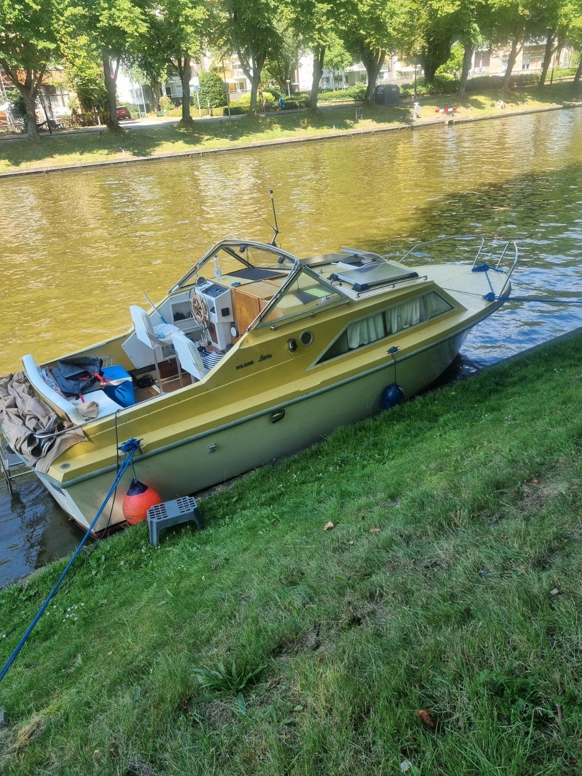 Degelijke polaris beta polyester boot (1985) - ook te huur!, Watersport en Boten, Ophalen, Zo goed als nieuw, Overige typen