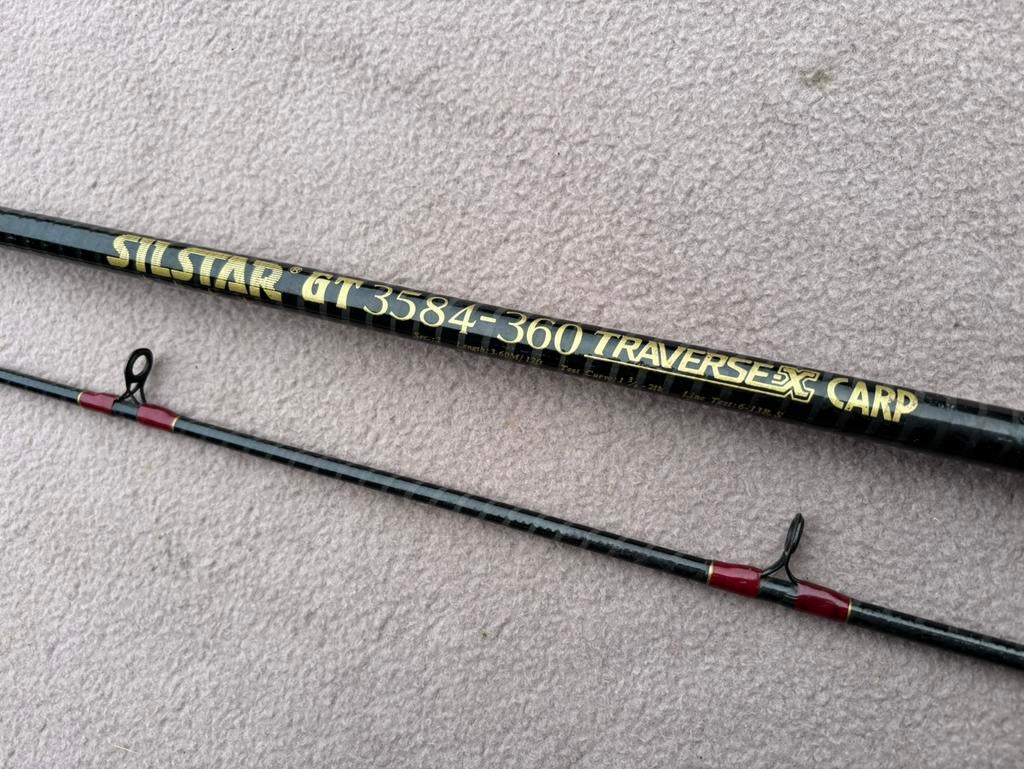 Silstar gt traverse x 12ft 1.75-2lbs hengel / penhengel, Watersport en Boten, Hengelsport | Karpervissen, Ophalen, Gebruikt, Werphengel
