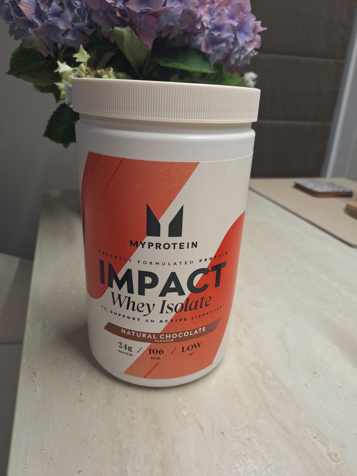 MyProtein Impact Whey Isolate Natural Chocolate 480g – Nieuw, Ophalen of Verzenden, Nieuw, Poeder of Drank