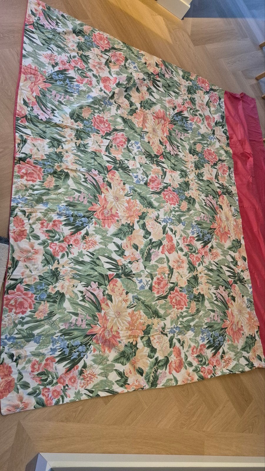 mooie chintz bloemenstof in nieuwstaat, Ophalen of Verzenden, Katoen, 200 cm of meer, 120 cm of meer