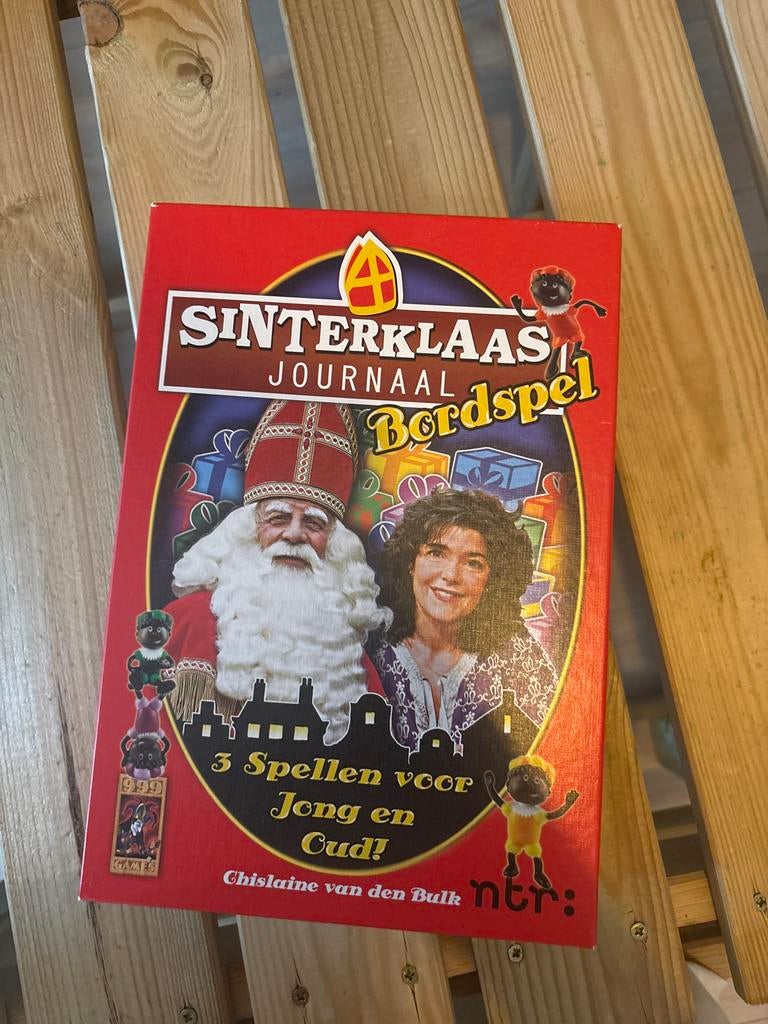 Sinterklaas Journaal Bordspel - 3 Spellen voor Jong en Oud!, Hobby en Vrije tijd, Gezelschapsspellen | Bordspellen, Drie of vier spelers