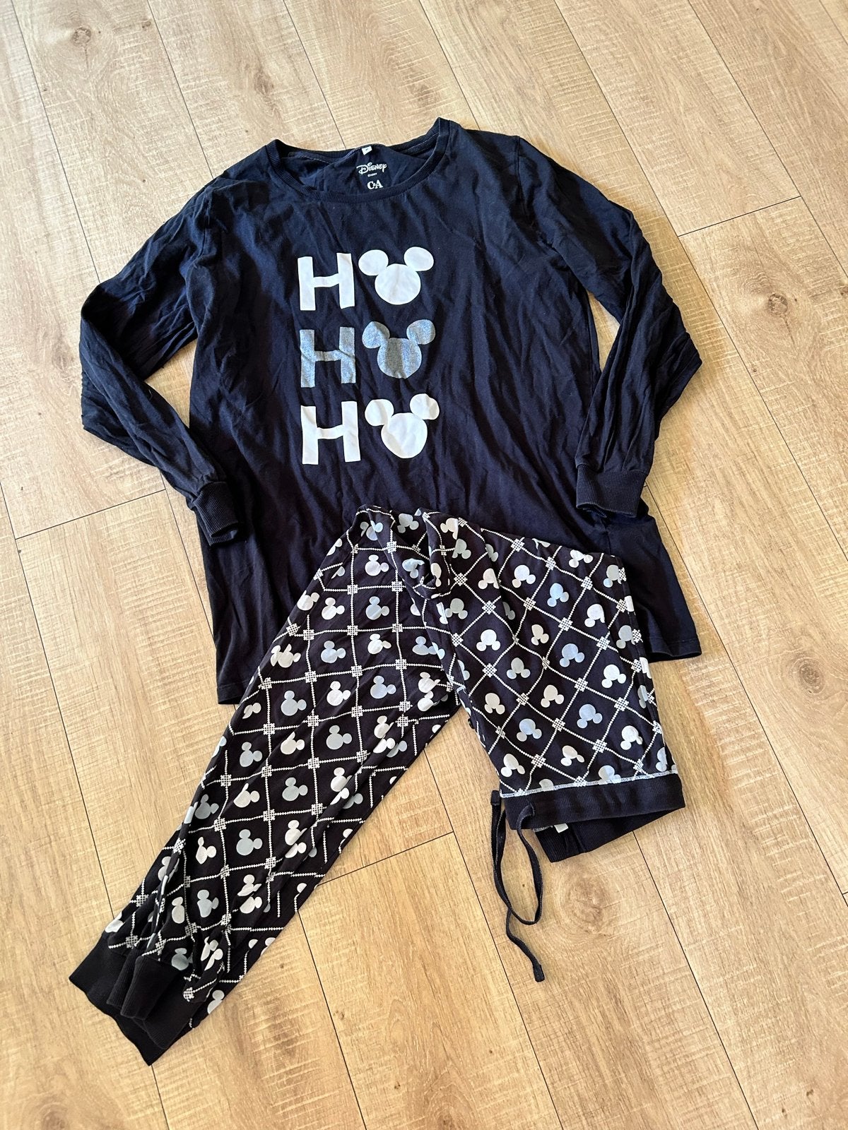 Pyjama M 170-176 met Mickey Mouse print, Ophalen of Verzenden, Gebruikt, Jongen, Nacht- of Onderkleding