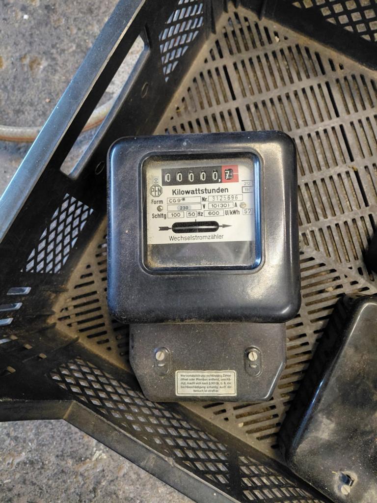 Oude tussenmeter voor elektra - werking onbekend, Ophalen, Gebruikt, Overige typen