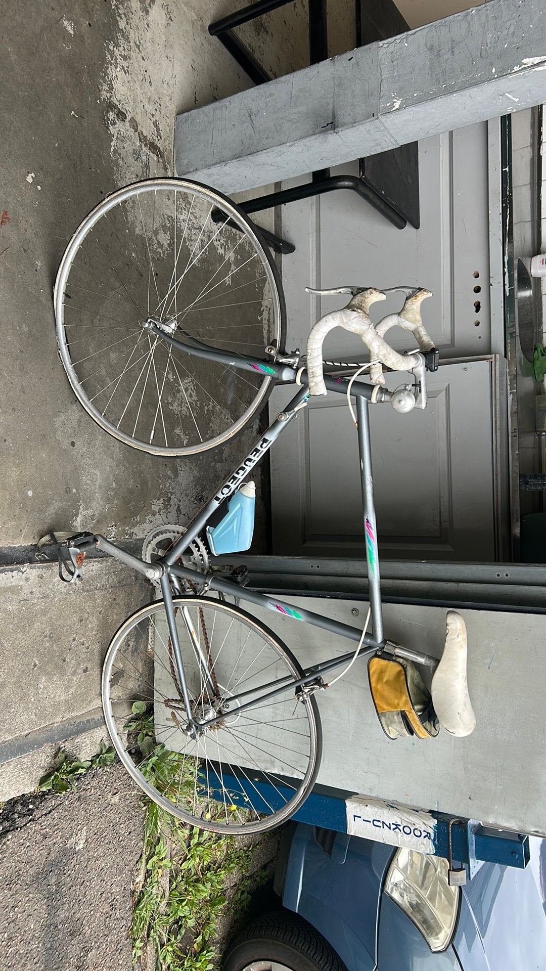 Opknap peugot wielren fiets, Ophalen