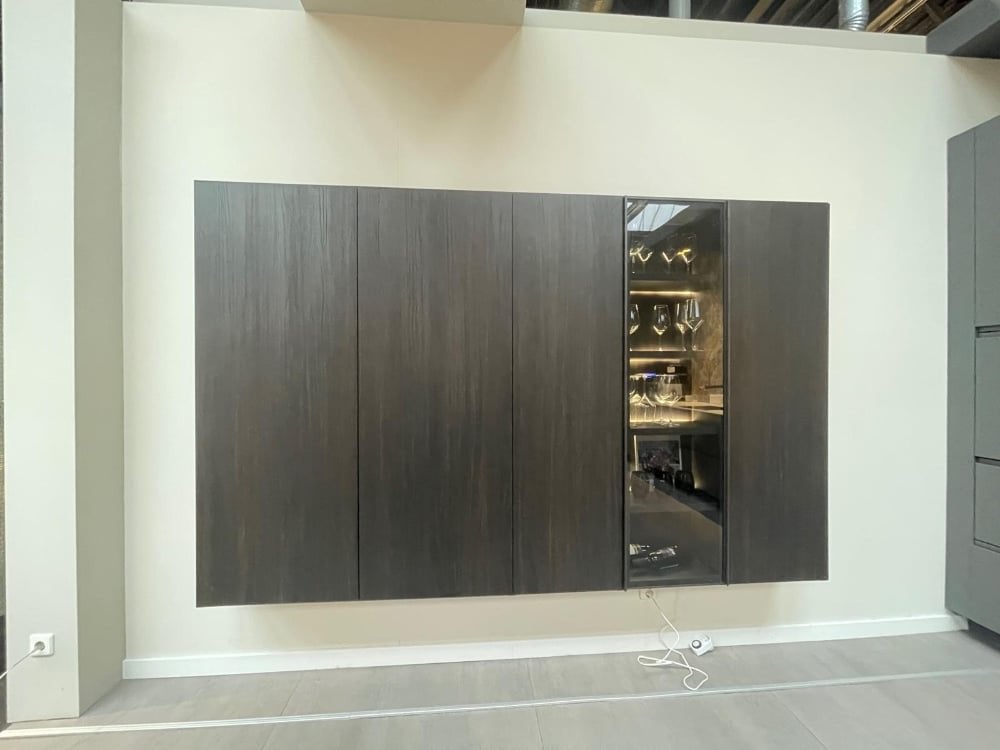 Showmodel Nova Mobili Living Systeem Wandkast Design Kast 33, Pastoe Piure MDF Italia Molteni C Porro Rimadesio Lema, 200 cm of meer