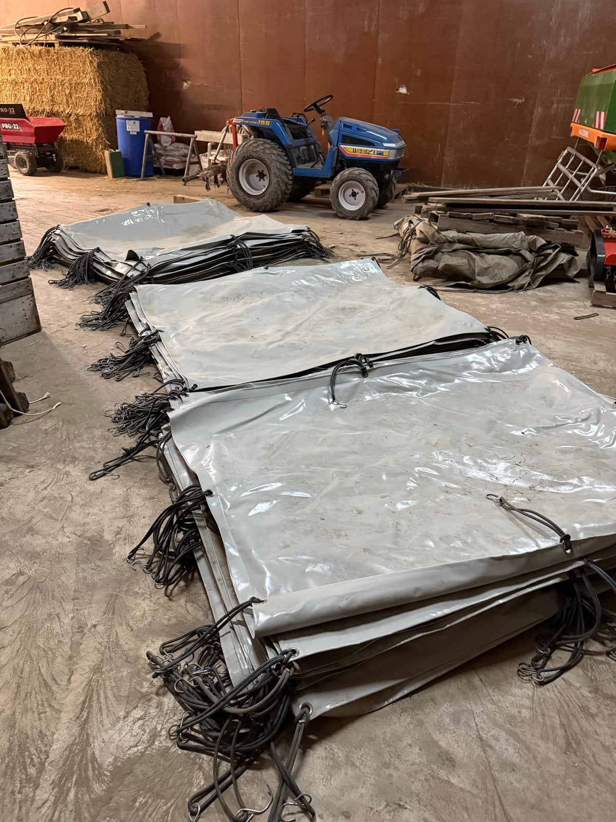 Dekzeil voor kubs m3 kist 160 x 120 cm padjes, Ophalen