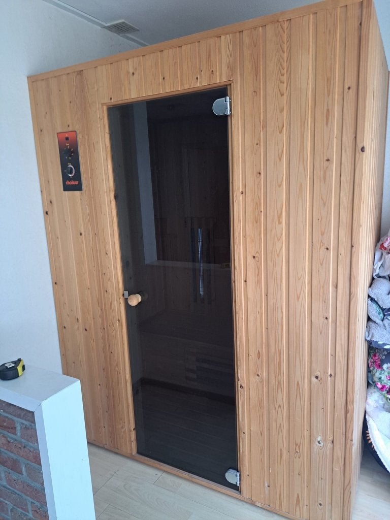 Koopje: Sauna Chaleur (2 persoons) teab, Ophalen, Zo goed als nieuw