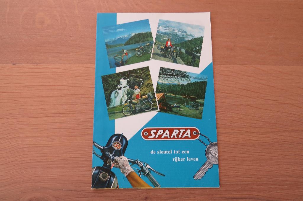 Originele folder Sparta bromfietsen (1961), Verzenden, Zo goed als nieuw, Folder
