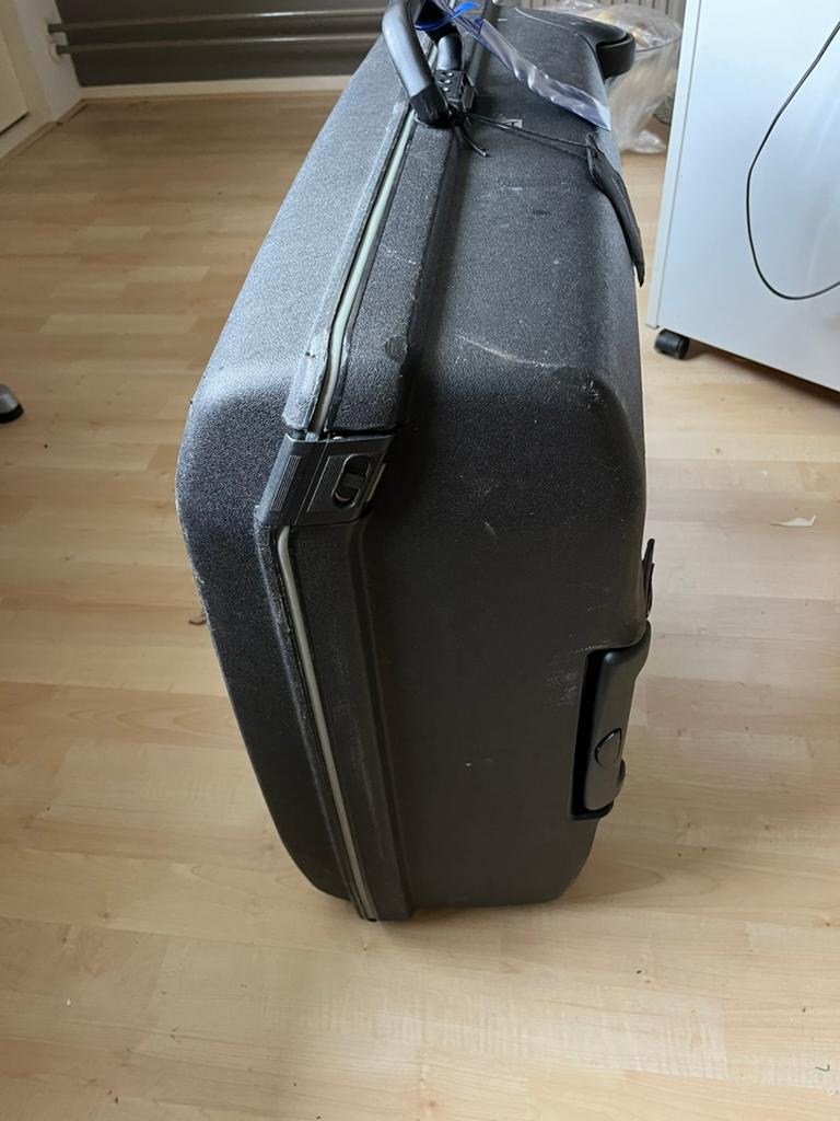 Grote Samsonite koffer met wieltjes, Wieltjes, Gebruikt, Hard kunststof, 45 tot 55 cm