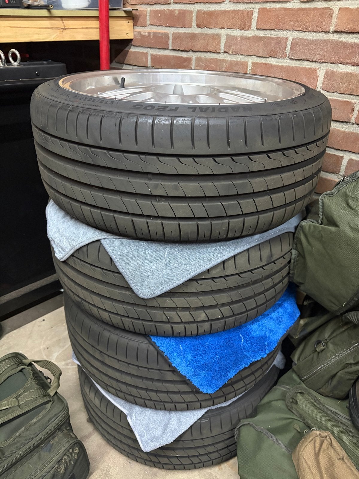 BBS Le Mans replica velgen 19 inch 5x112, Gebruikt, Velg(en), 235 mm, Zomerbanden
