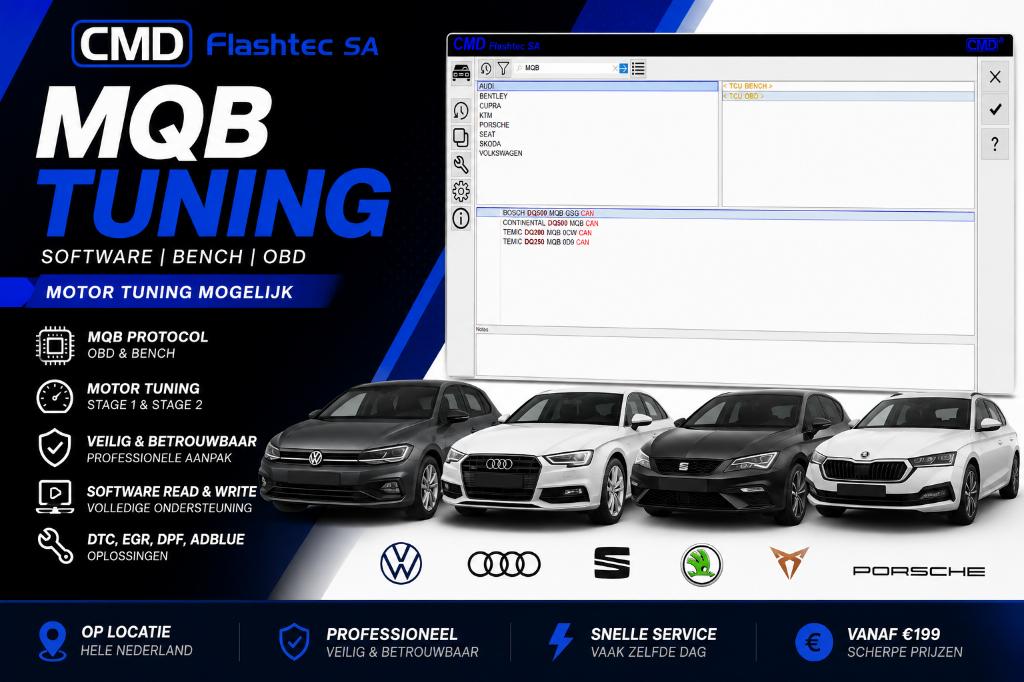 VAG MQB Tuning & DSG Software Specialist 🏠, Ophalen