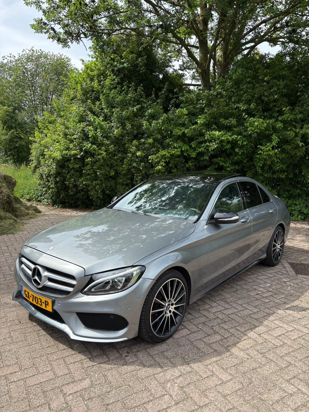 Mercedes-Benz C-Klasse C200 Benzine Automaat Amg-pakket pano, 1800 kg, 4 cilinders, Lichtsensor, Particulier
