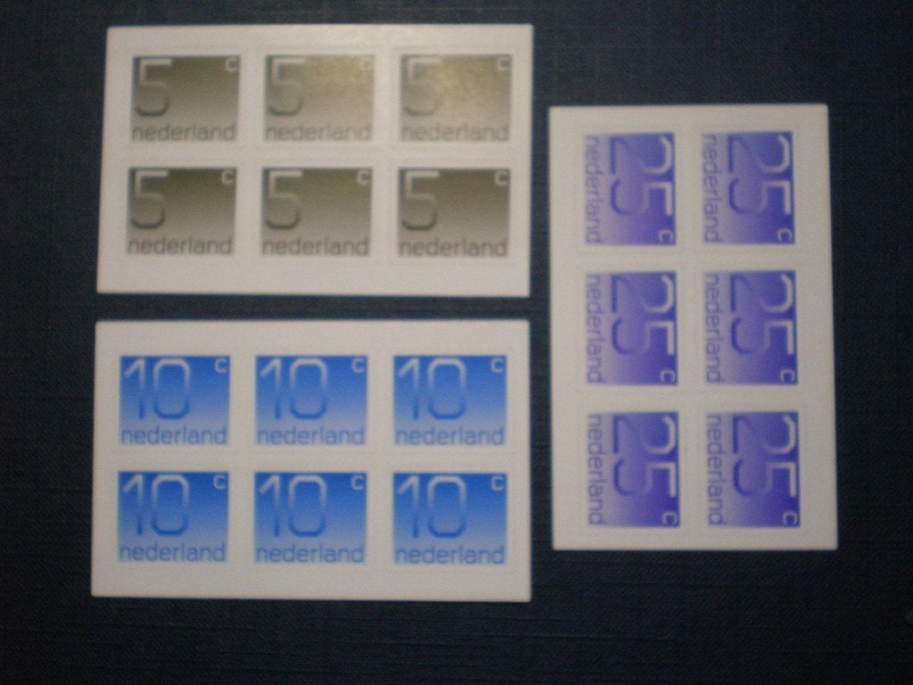 Nederland NVPH 1108b-1110b ( W 758)..€ 1,25, Verzenden