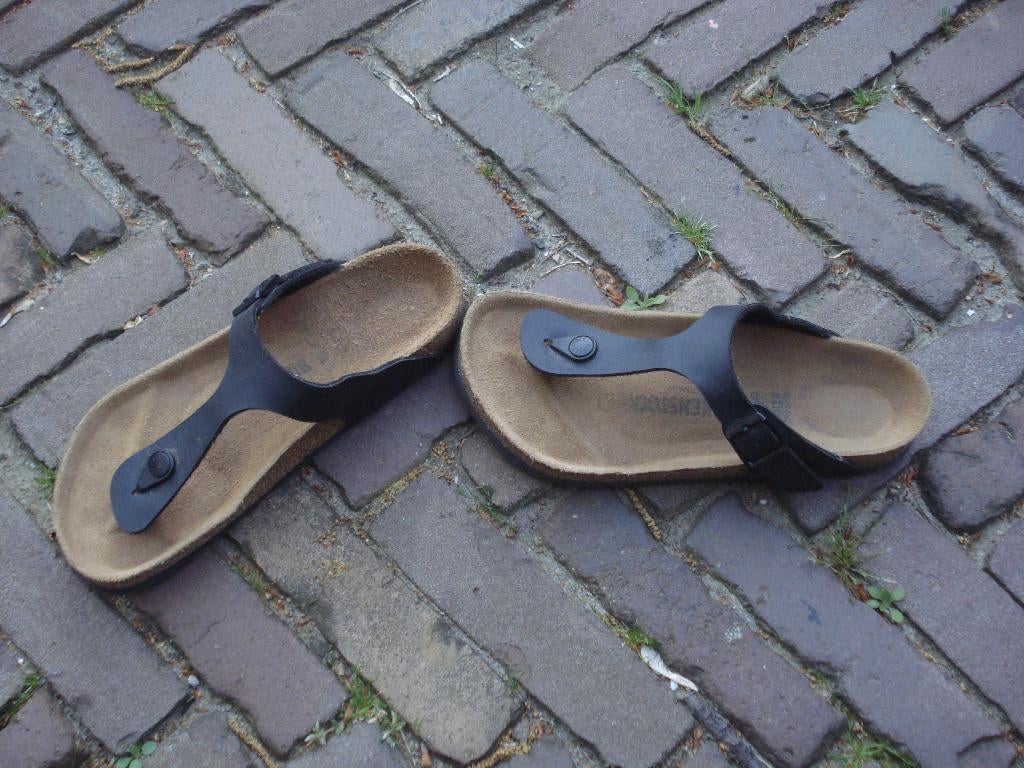 BIRKENSTOCK GIZEH ZWART NIEUW  GRATIS VERZENDING PER POST, Kleding | Dames, Schoenen, Slippers, Verzenden, Zwart, Nieuw