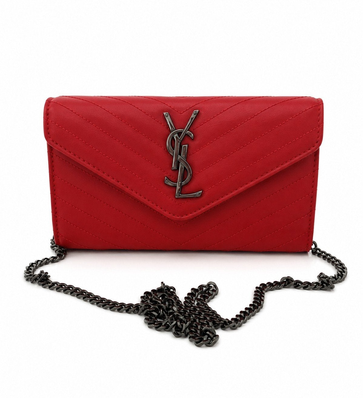 Elegante Rode Handtas voor Bruiloft of Feest, Ophalen of Verzenden, Nieuw, Rood, Avondtasje