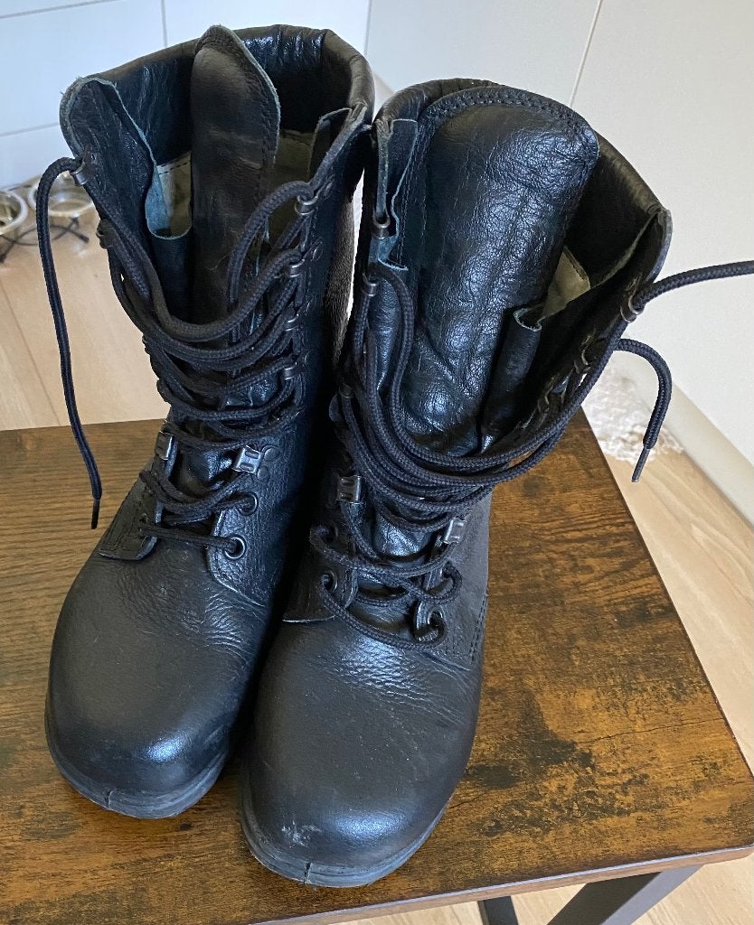 Zwarte Leger Kisten, Kleding | Heren, Schoenen, Zwart, Ophalen of Verzenden, Werkschoenen, Gedragen