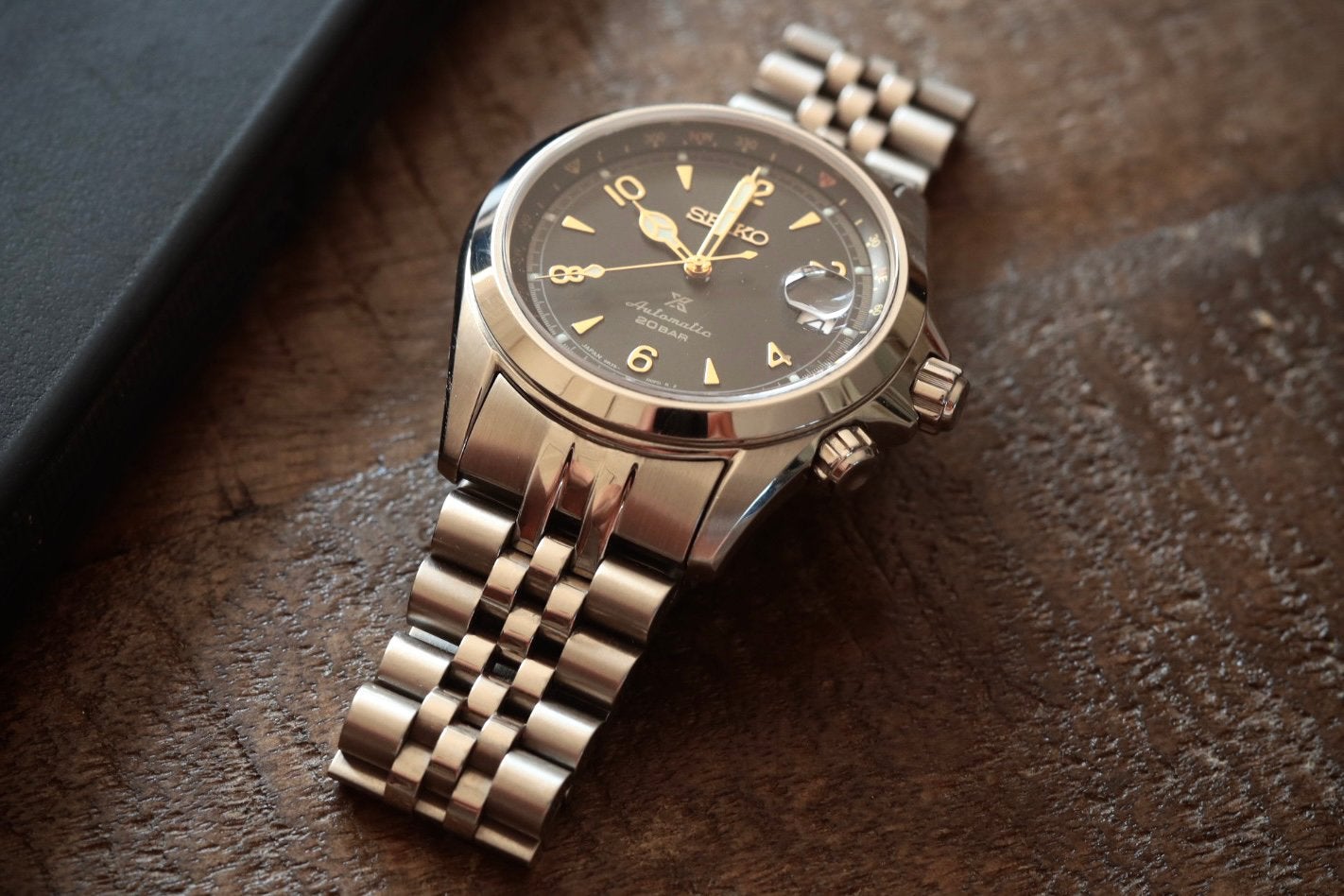 Jubilee metalen band voor Seiko Alpinist, bracelet, armband, Sieraden, Tassen en Uiterlijk, Ophalen of Verzenden, Zo goed als nieuw