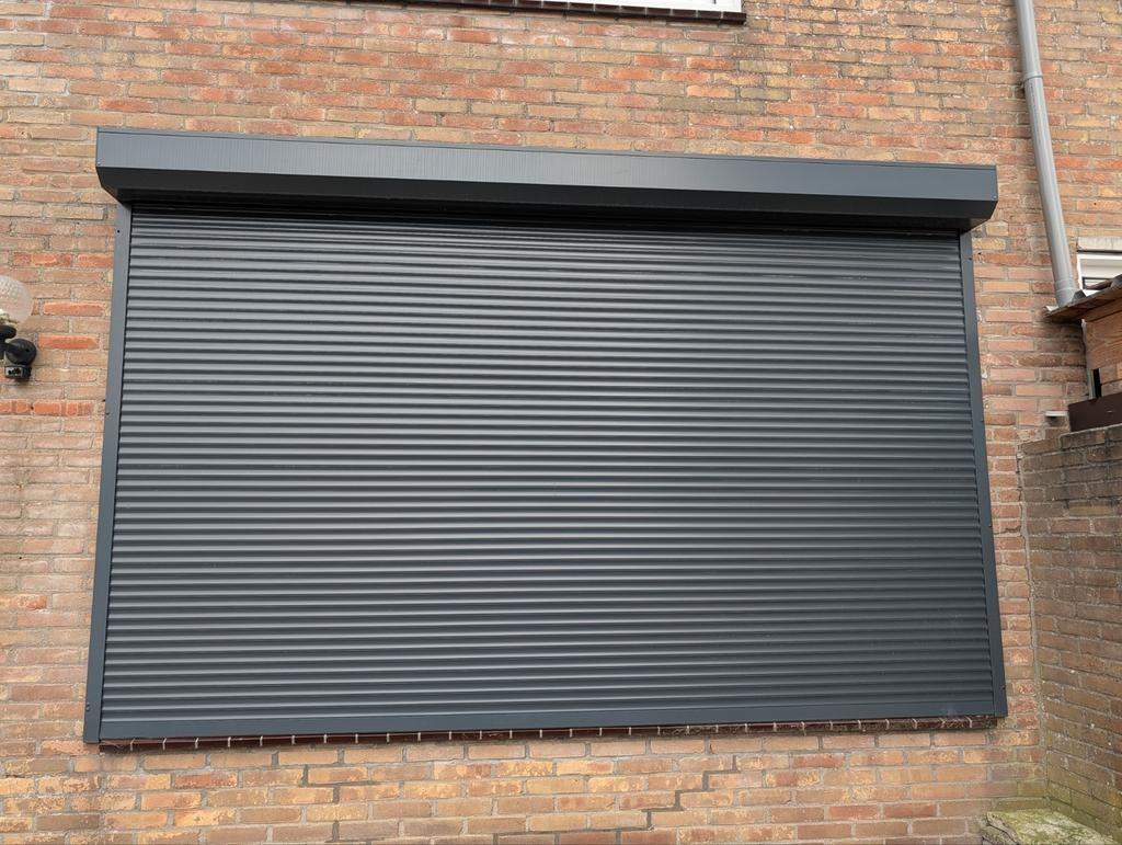 Rolluik antraciet, Ophalen, Gebruikt, 200 cm of meer, 200 cm of meer