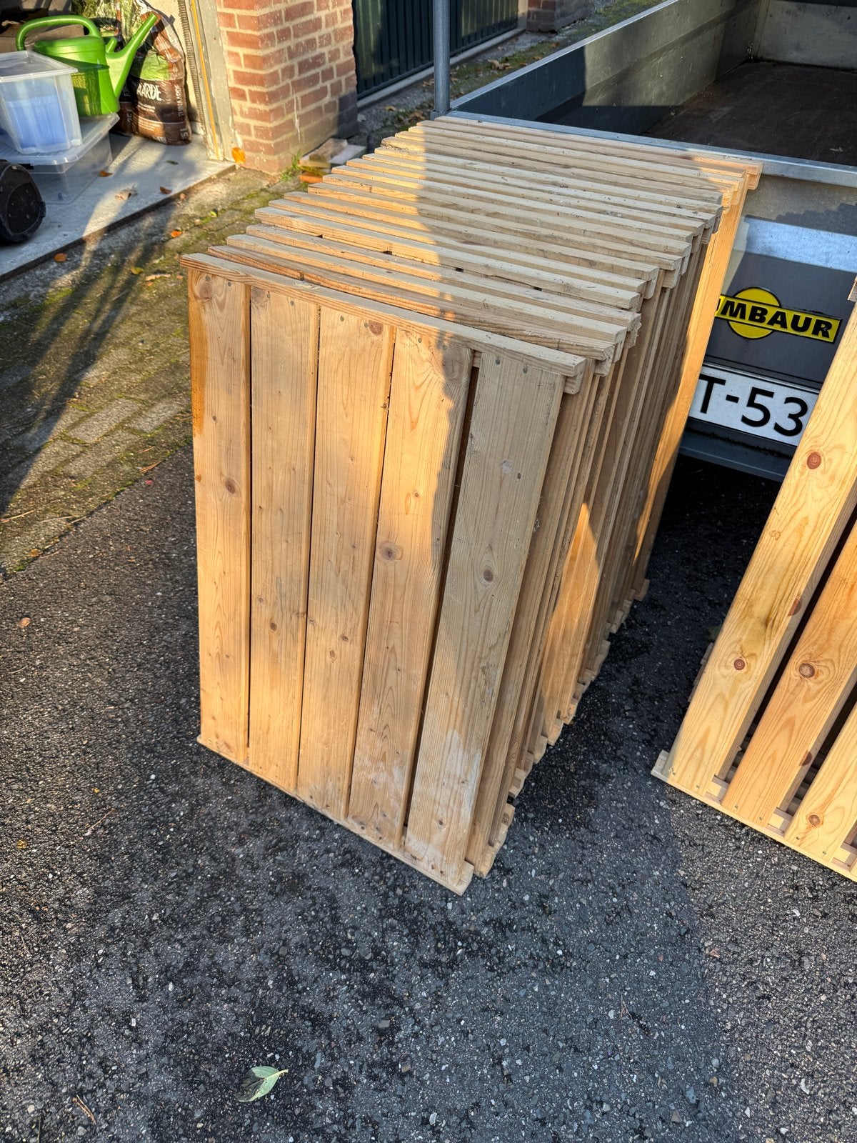 IKEA HEJNE houten planken voor stellingkast (diverse maten), Ophalen, Gebruikt